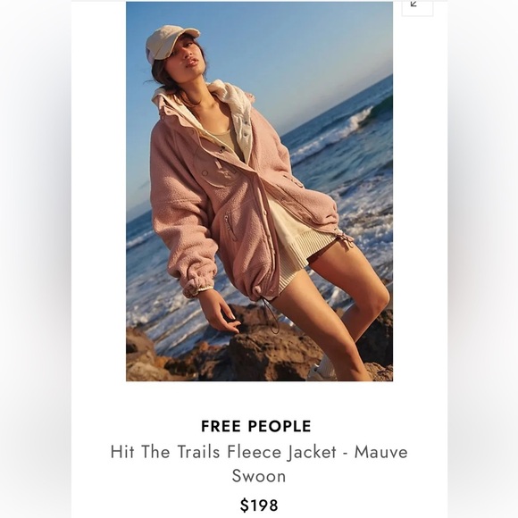 Free People Movement Hit The Trails Fleece Teddy Jacket size XL NWT - Picture 15 of 15
